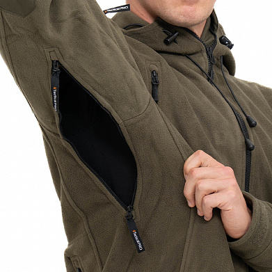 Куртка флисовая Tactical-Pro Питон олива-грин / Python olive-green