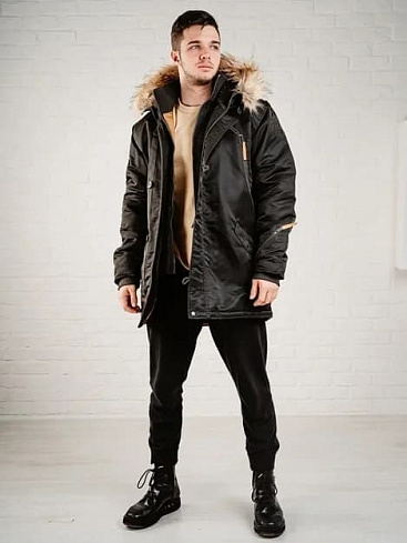 Куртка Apolloget EXPEDITION, Black / Cinnamon