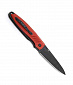 Нож Mr.Blade "SHOT" red black s/w