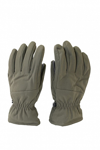 Перчатки Shark Skin Soft Shell со вставками на ладони, флис, с синтепоном, OLIVE