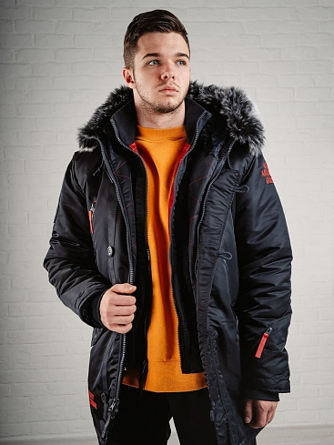 Куртка Apolloget ARCTIC Fleece, Night Sky / Red