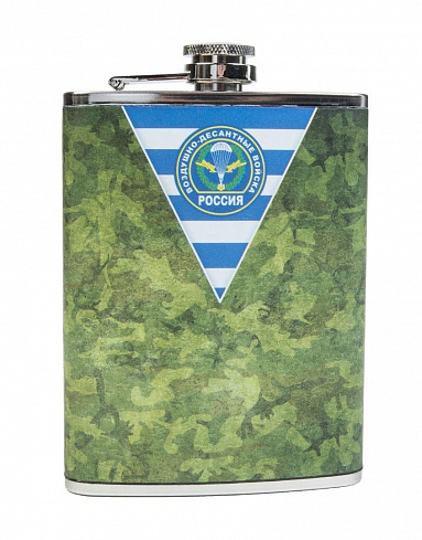 Фляга ВДВ Россия, принт, 8 oz, арт BP-8-1