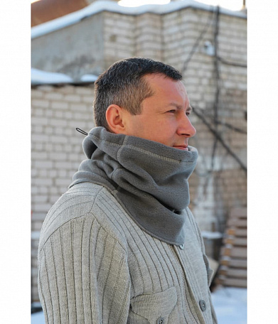 Шарф флисовый Tactical Pro, grey