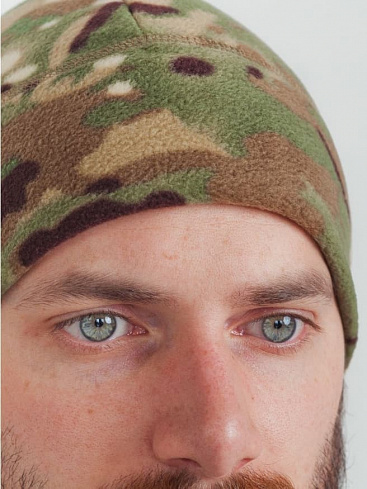 Шапка флисовая Tactical Pro, multicam