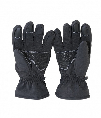 Перчатки Shark Skin Soft Shell со вставками на ладони, флис, BLACK