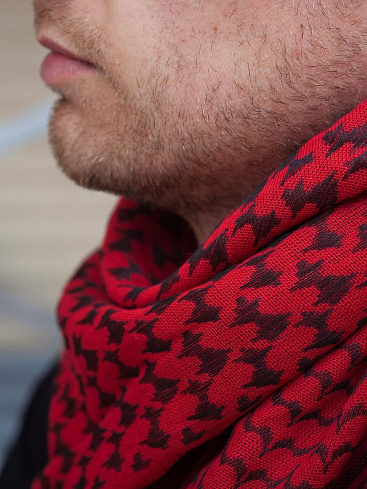 Арафатка 110х110, red/black