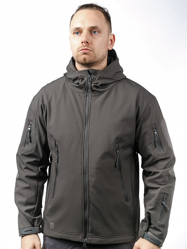 Куртка Шарк Софтшелл серая / Shark Softshell grey
