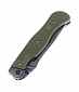 Нож Нокс "Офицерский", сталь AUS-8, пок. BlackWash, рук. Olive пластик