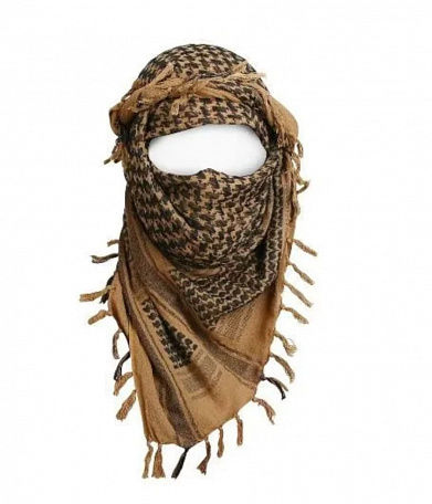 Арафатка 110х110, brown/black