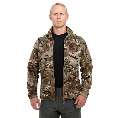 Куртка флисовая Tactical-Pro Карбон камогром / Carbon camogrom