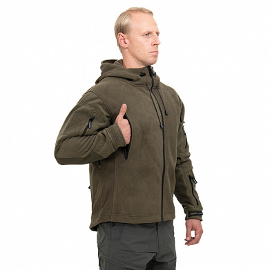 Куртка флисовая Tactical-Pro Питон олива-грин / Python olive-green