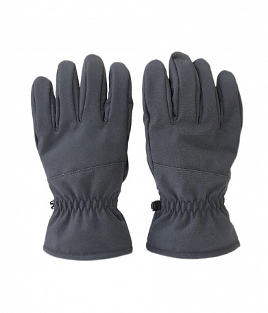 Перчатки Shark Skin Soft Shell со вставками на ладони, флис, BLACK