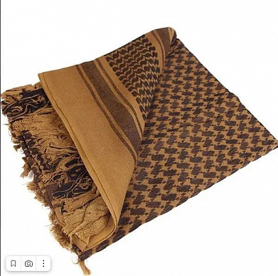 Арафатка 110х110, brown/black