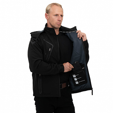 Куртка Софтшелл черная / SoftShell black