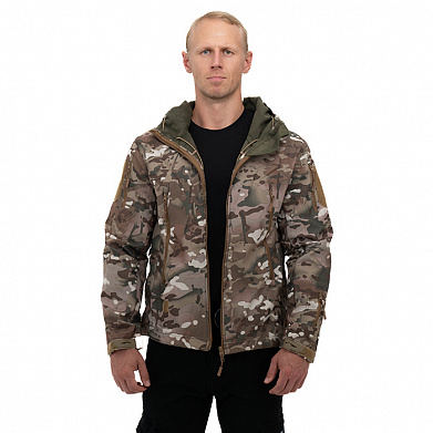 Куртка Шарк Софтшелл мультикам / Shark Softshell multicam