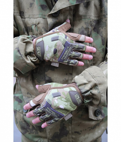 Перчатки mechanix m-pact fingerless, mtp/coyote