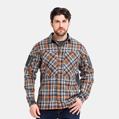 Рубашка Mont Blanc APEX, цвет Olive Plaid
