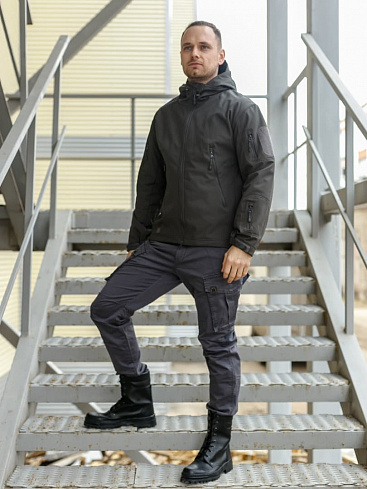 Куртка Шарк Софтшелл серая / Shark Softshell grey