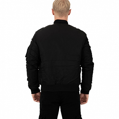 Лётная куртка MA-1 Бомбер черная / Bomber black