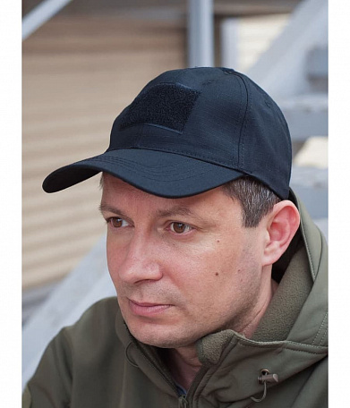 Бейсболка, rip-stop, black