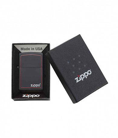 Зажигалка Zippo 218ZB "Black Matte" w/Zippo Logo