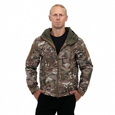 Куртка Шарк Софтшелл мультикам / Shark Softshell multicam
