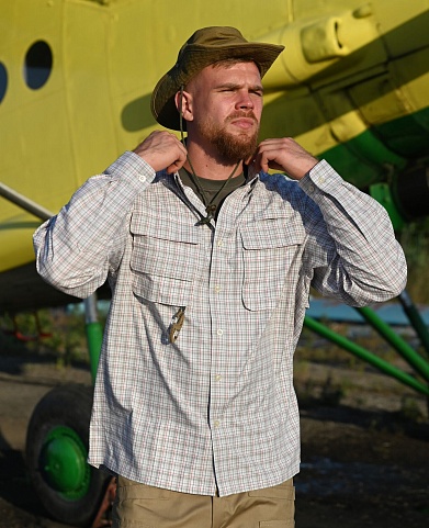 Рубашка Бечет, цв. белый