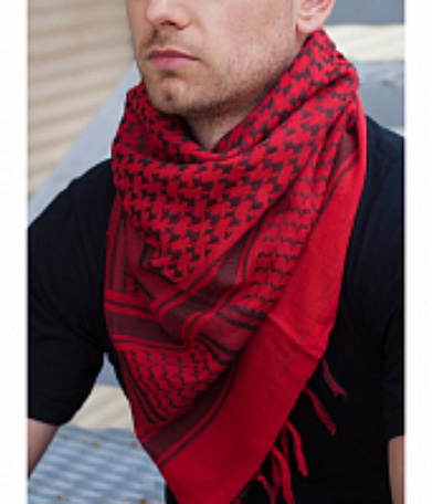 Арафатка 110х110, red/black