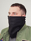 Шарф-труба Thermo Flex, двойной флис, вставка, black