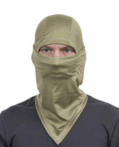 Балаклава Tactical-Pro Кулмакс хаки / Coolmax khaki