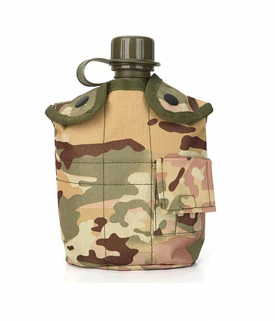 Фляга 1 л с кружкой, multicam-camo