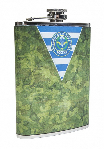 Фляга ВДВ Россия, принт, 8 oz, арт BP-8-1