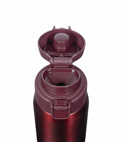 Термокружка Relaxika R701.480.5L1 (0,48 литра), бордовая