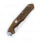 Нож Нокс "Локи" сталь D2, рукоять Brown G10