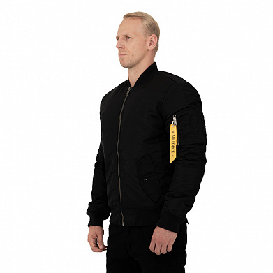 Лётная куртка MA-1 Бомбер черная / Bomber black