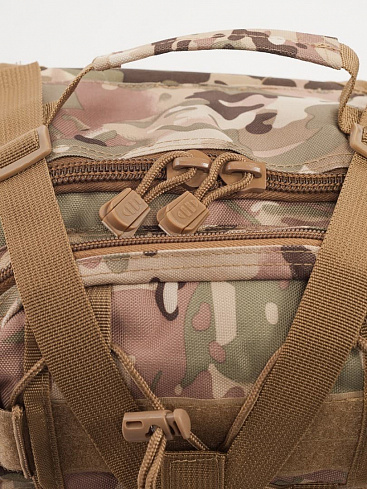 Рюкзак однолямочный с доп. карманом спереди, multicam