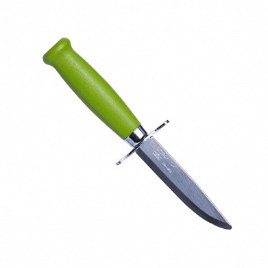 Нож Morakniv Scout 39 Safe Green, нержавеющая сталь, деревянная рукоять (салатовая)