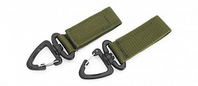 Карабины-подвесы, 2шт, олива