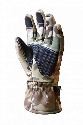 Перчатки Shark Skin Soft Shell со вставками на ладони, флис, MTP