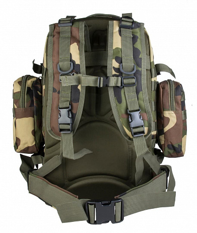 Рюкзак тактический с подсумками, woodland